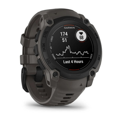 Смарт-годинник Garmin Instinct E 40 mm Black with Charcoal Silicone Band (010-02932-13)