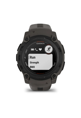 Смарт-годинник Garmin Instinct E 40 mm Black with Charcoal Silicone Band (010-02932-13)