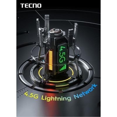 Смартфон Tecno Spark Go 1 (KL4) 3/64GB Startrail Black (4894947036422)