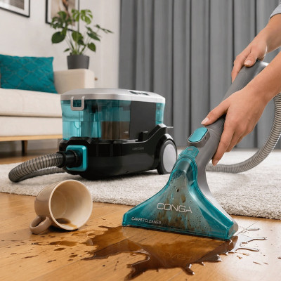 Миючий пилосос Cecotec Conga CarpetClean 10000 EasyHome (ССТС-08573) Миючий пилосос Cecotec Conga CarpetClean 10000 EasyHome (ССТС-08573)