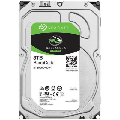 Накопичувач HDD SATA 8.0TB Seagate BarraCuda 256MB (ST8000DM004) Refurbished