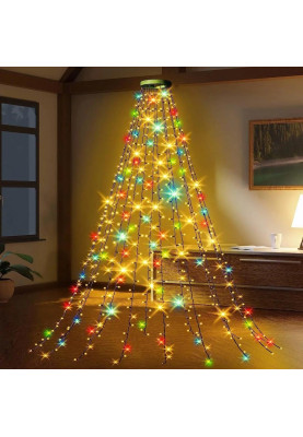 Світлодіодна гірлянда ColorWay (CW-G-126L91CUMC) 126LED, 9x1.5м, 8 функцій, різнокольорова USB