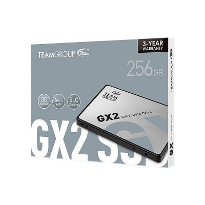 Накопичувач SSD 256GB Team GX2 2.5" SATAIII TLC (T253X2256G0C101) Накопичувач SSD 256GB Team GX2 2.5" SATAIII TLC (T253X2256G0C101)