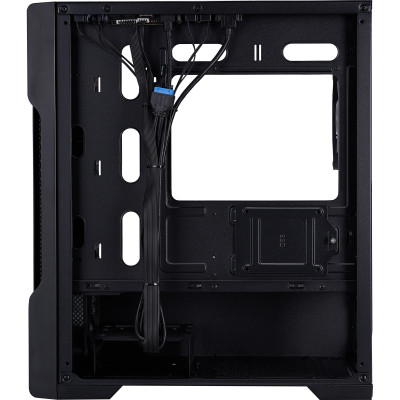 Корпус 1stPlayer T3-BK-4F1 Black без БЖ