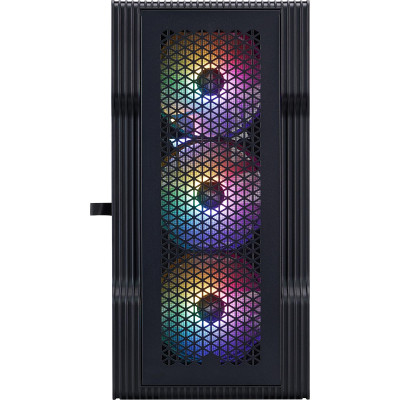Корпус 1stPlayer T3-BK-4F1 Black без БЖ