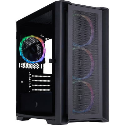 Корпус 1stPlayer T4-BK-4FS7 Black Корпус 1stPlayer T4-BK-4FS7 Black