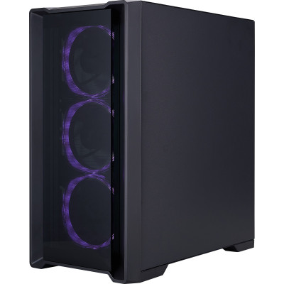 Корпус 1stPlayer T4-G-BK-4FS7 Black Корпус 1stPlayer T4-G-BK-4FS7 Black