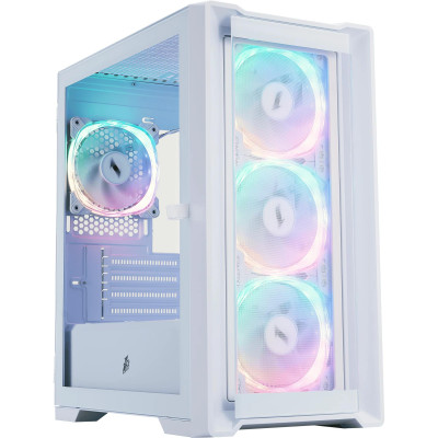Корпус 1stPlayer T4-G-WH-4FS7-W White Корпус 1stPlayer T4-G-WH-4FS7-W White