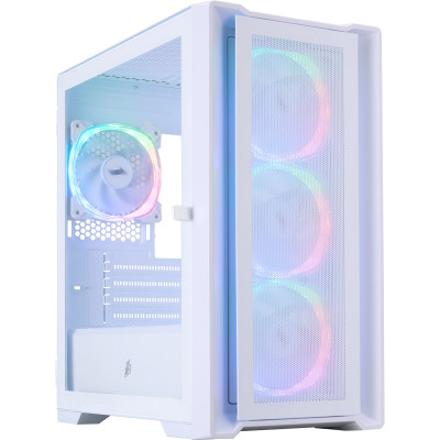 Корпус 1stPlayer T4-WH-4FS7-W White Корпус 1stPlayer T4-WH-4FS7-W White