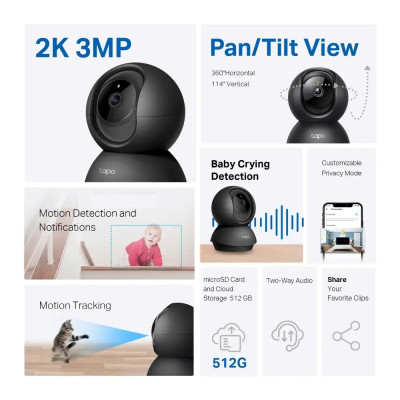 IP-камера TP-Link Tapo C211 IP-камера TP-Link Tapo C211