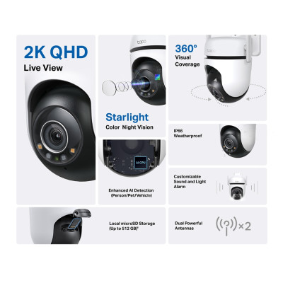 IP камера TP-Link Tapo C520WS IP камера TP-Link Tapo C520WS