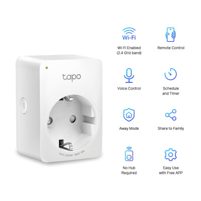 Інтелектуальна розетка TP-Link Tapo P100-4-pack Інтелектуальна розетка TP-Link Tapo P100-4-pack