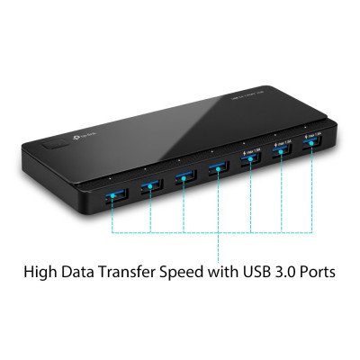 Концентратор USB3.0 TP-Link UH700 Black 7хUSB3.0 Концентратор USB3.0 TP-Link UH700 Black 7хUSB3.0