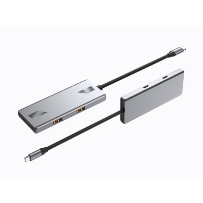 USB-хаб Gembird USB Type-C 4-в-1 (UHB-CM-U310-A2C2-01)