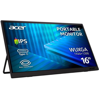 Монітор Acer 16" PM161Wbmiuux (UM.ZP1EE.012) IPS Black Монітор Acer 16" PM161Wbmiuux (UM.ZP1EE.012) IPS Black