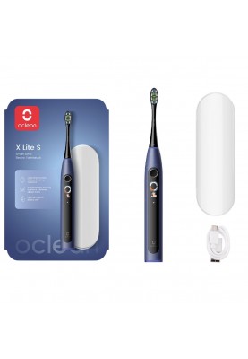 Розумна зубна електрощітка Oclean X Lite Set Blue (6970810556407)