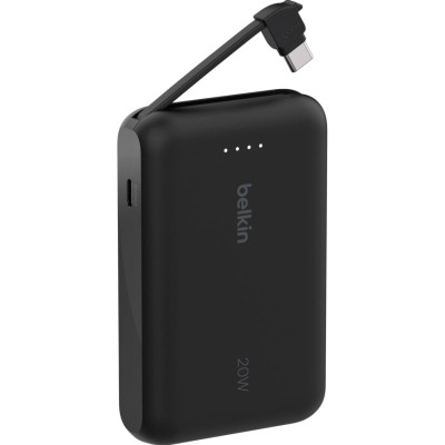 Універсальна мобільна батарея Belkin Power Bank 10000mAh 20W Black (BPB021HQBK)