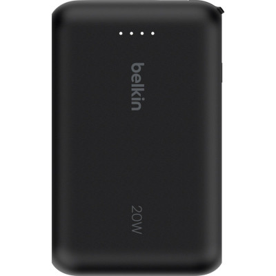 Універсальна мобільна батарея Belkin Power Bank 10000mAh 20W Black (BPB021HQBK)