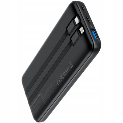 Універсальна мобільна батарея Choetech 10000mAh 22.5W Black (B654-BK)