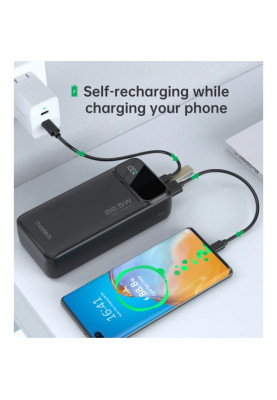 Універсальна мобільна батарея Choetech B730 30000mAh Black (B730-ACBK)