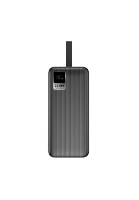 Універсальна мобільна батарея ColorWay Digital Display 30000mAh Black (CW-PB300LPC5BK-PDD)