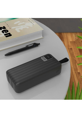 Універсальна мобільна батарея ColorWay Digital Display 30000mAh Black (CW-PB300LPC5BK-PDD)