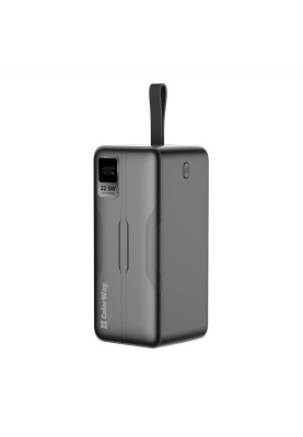 Універсальна мобільна батарея ColorWay Digital Display 50000mAh Black (CW-PB500LPC5BK-PDD)
