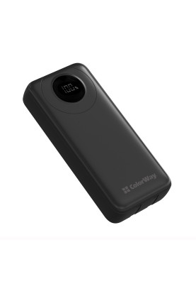 Універсальна мобільна батарея ColorWay EnergyPlus 20000mAh Black (CW-PB200LPB4BK-PDD)
