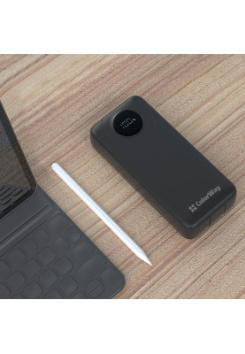 Універсальна мобільна батарея ColorWay EnergyPlus 20000mAh Black (CW-PB200LPB4BK-PDD)