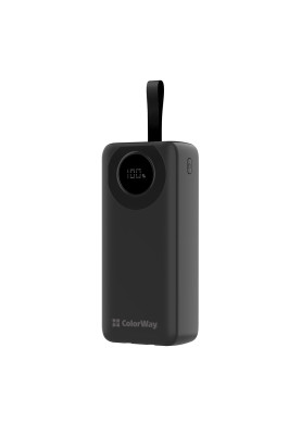 Універсальна мобільна батарея ColorWay EnergyPlus 30000mAh Black (CW-PB300LPB4BK-PDD)