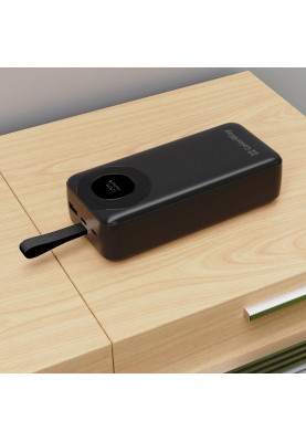Універсальна мобільна батарея ColorWay EnergyPlus 30000mAh Black (CW-PB300LPB4BK-PDD)