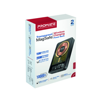 Універсальна мобільна батарея Promate LucidPack-10 10000mAh 20W Black
