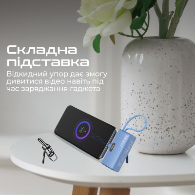 Універсальна мобільна батарея Promate Nanopack-5 5000mAh 20W Blue