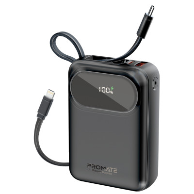 Універсальна мобільна батарея Promate PowerPod-20 20000mAh 35W Black