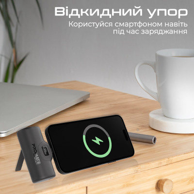 Універсальна мобільна батарея Promate PowerUp-c 5000mAh 20W Black
