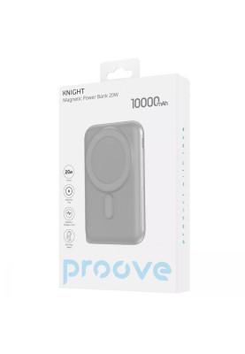Універсальна мобільна батарея Proove Knight 20W 10000mAh Dark Gray (PBGI20012205)