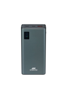 Універсальна мобільна батарея Rivacase Rivapower 20000 mAh Grey (VA1022)