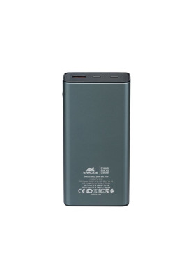 Універсальна мобільна батарея Rivacase Rivapower 20000 mAh Grey (VA1022)