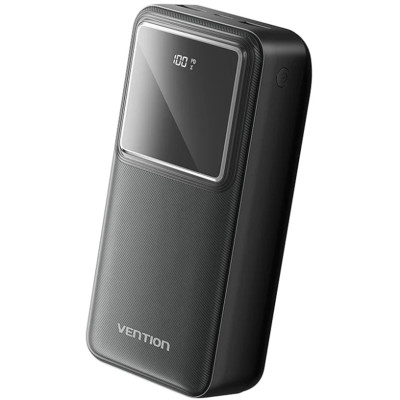 Універсальна мобільна батарея Vention 30000mAh PD QC 3.0 Black (FHMB0)