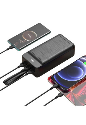 Універсальна мобільна батарея XO PR157 40000mAh Black (PR157.black)