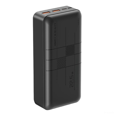 Універсальна мобільна батарея XO PR189 30000mAh Black