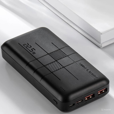 Універсальна мобільна батарея XO PR189 30000mAh Black