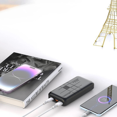 Універсальна мобільна батарея XO PR189 30000mAh Black