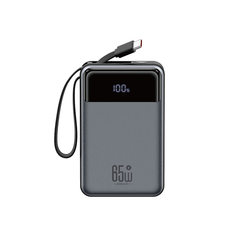 Універсальна мобільна батарея XO PR267  PD 65W 20000mAh Grey