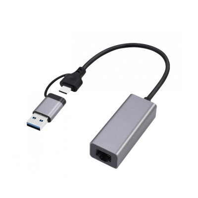 Мережевий адаптер Cablexpert A-USB3AC-LAN2G-01 Мережевий адаптер Cablexpert A-USB3AC-LAN2G-01