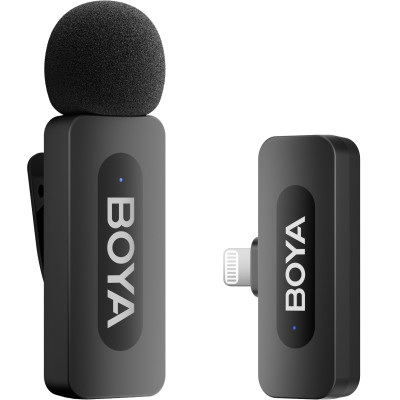Мікрофон BOYA BY-V1 Lightning Black