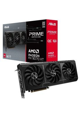 Відеокарта AMD Radeon RX 9070 XT 16GB GDDR6 Prime OC Asus (PRIME-RX9070XT-O16G)