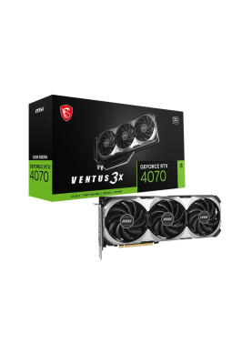 Відеокарта GF RTX 4070 12GB GDDR6X Ventus 3X E1 OC MSI (GeForce RTX 4070 VENTUS 3X E1 12G OC)