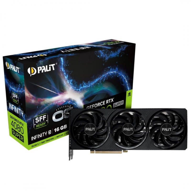 Відеокарта GF RTX 4080 Super 16GB GDDR6X Infinity 3 OC Palit (NED408SS19T2-1032S)