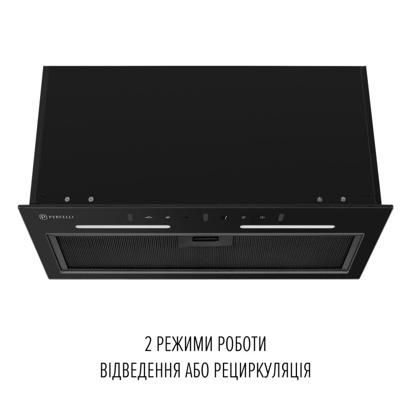 Витяжка Perfelli Viola 5NWRB Nero Витяжка Perfelli Viola 5NWRB Nero